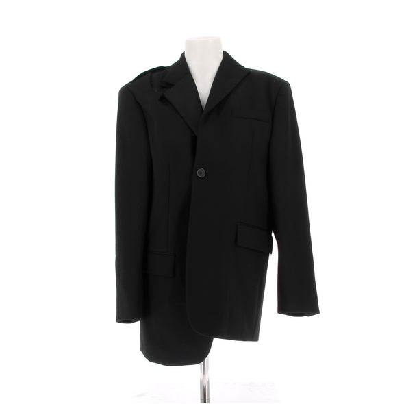 Blazer en laine noir
