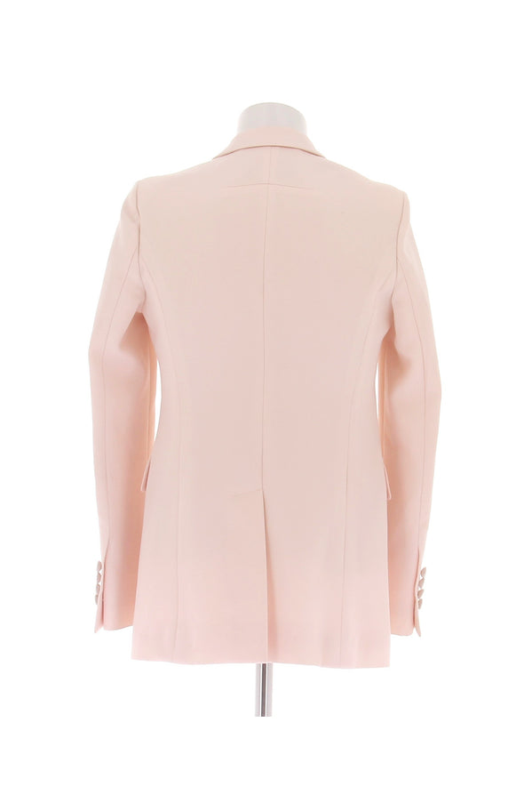 Blazer en laine rose