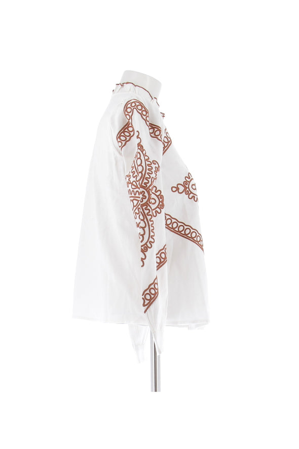 Blouse bicolore