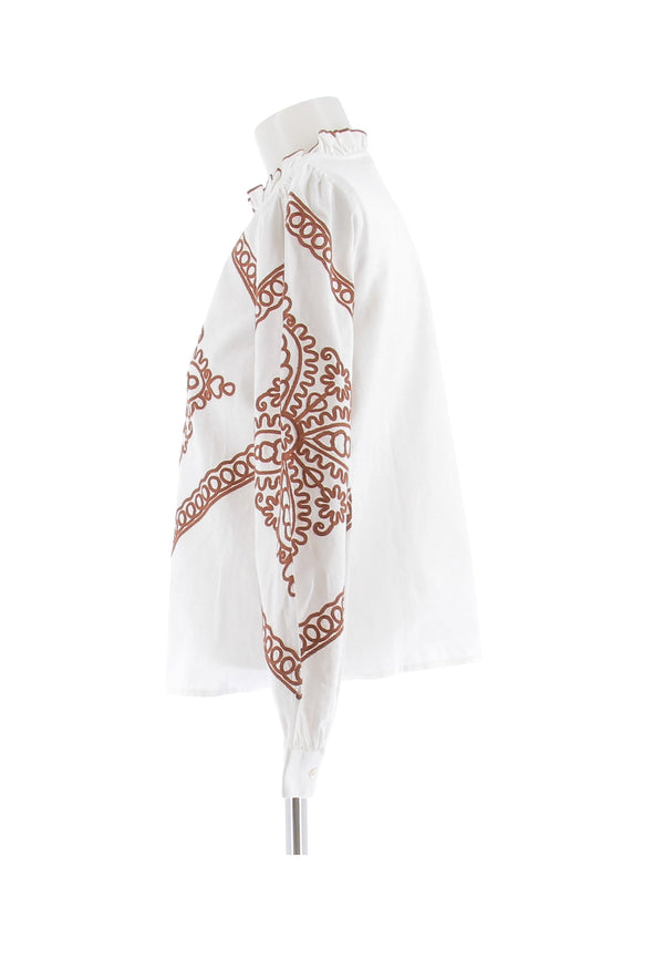 Blouse bicolore