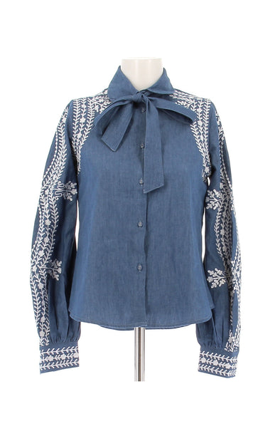 Blouse en denim