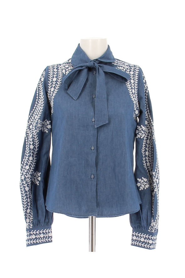 Blouse en denim