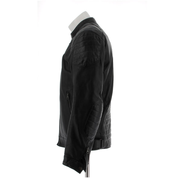 Blouson de moto noir