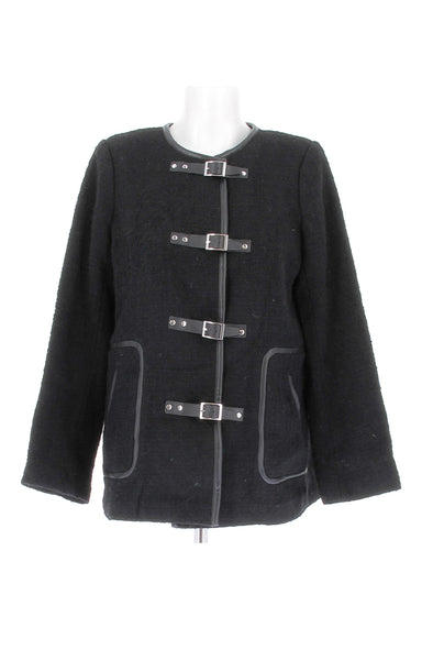 Veste en laine noire