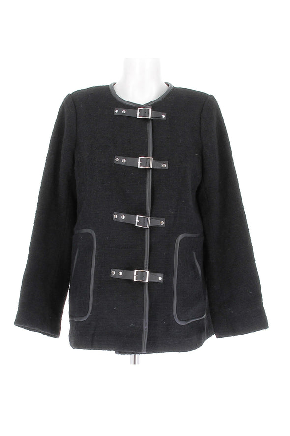 Veste en laine noire