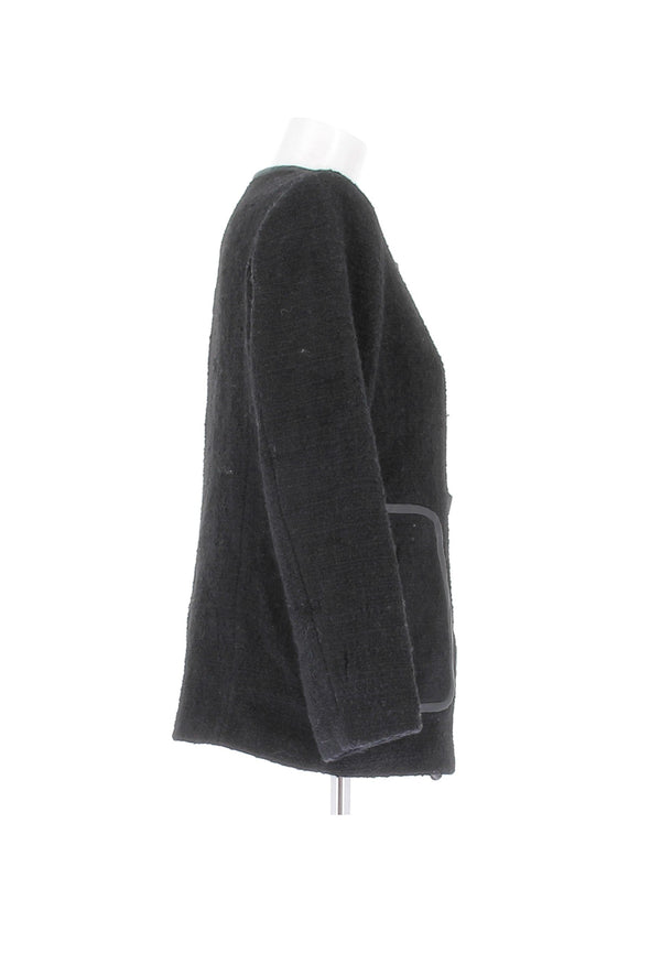 Veste en laine noire