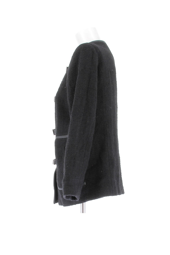 Veste en laine noire