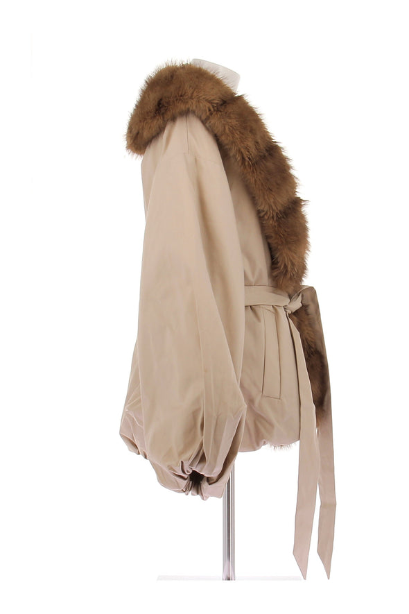 Blouson en fausse fourrure