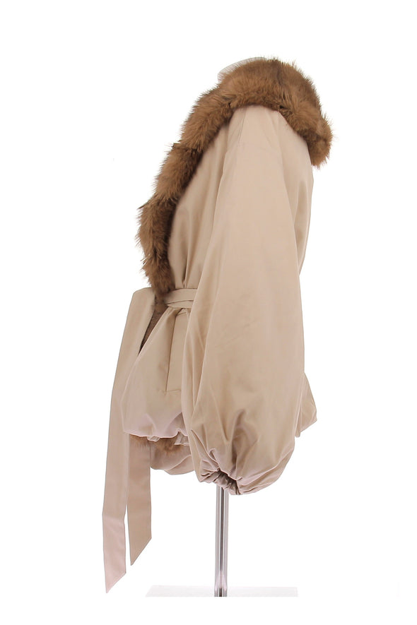 Blouson en fausse fourrure