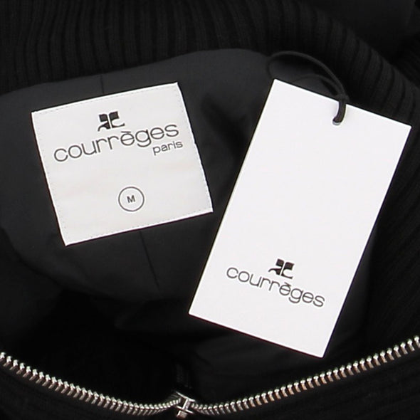 Blouson noir "Cocoon"