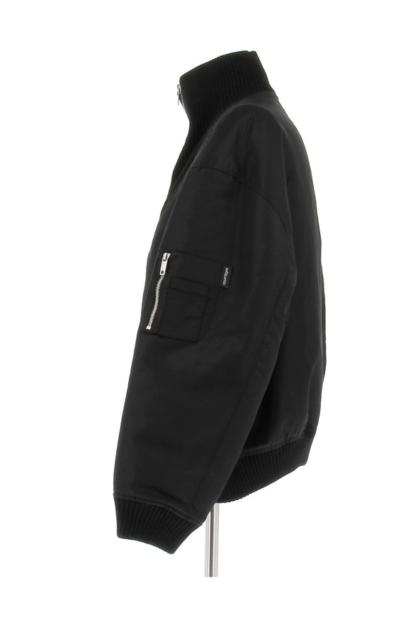 Blouson noir "Cocoon"