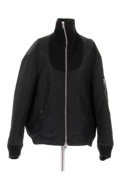 Blouson noir "Cocoon"