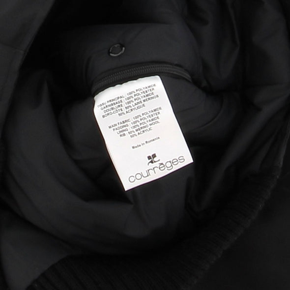 Blouson noir "Cocoon"