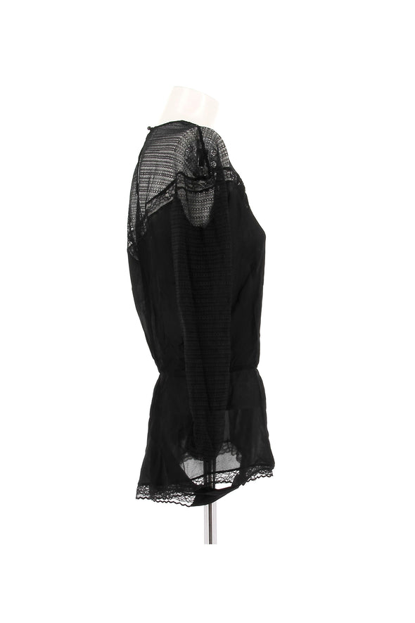 Body dentelle noir