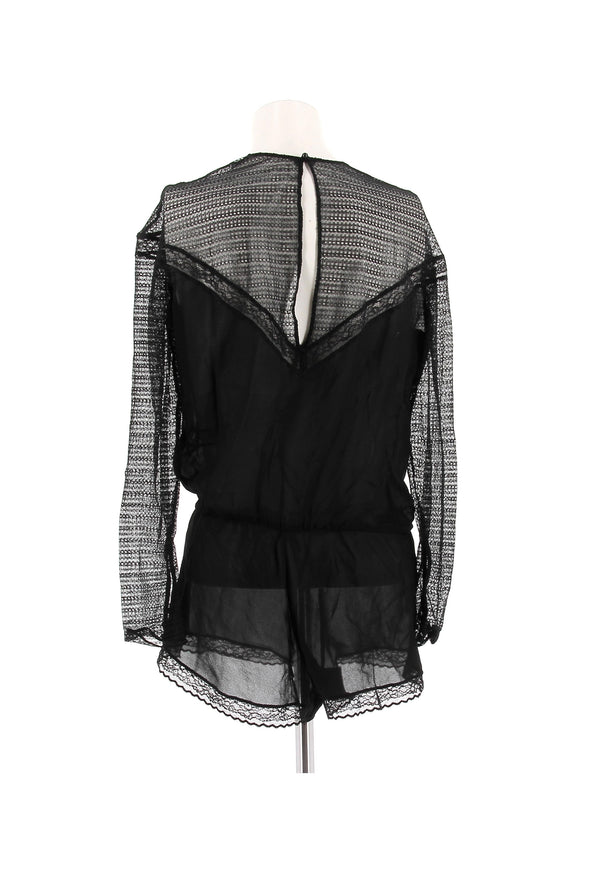 Body dentelle noir