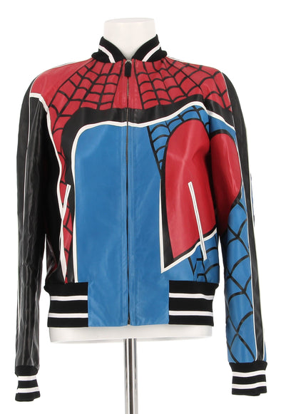 Bomber en cuir "Spider-man"