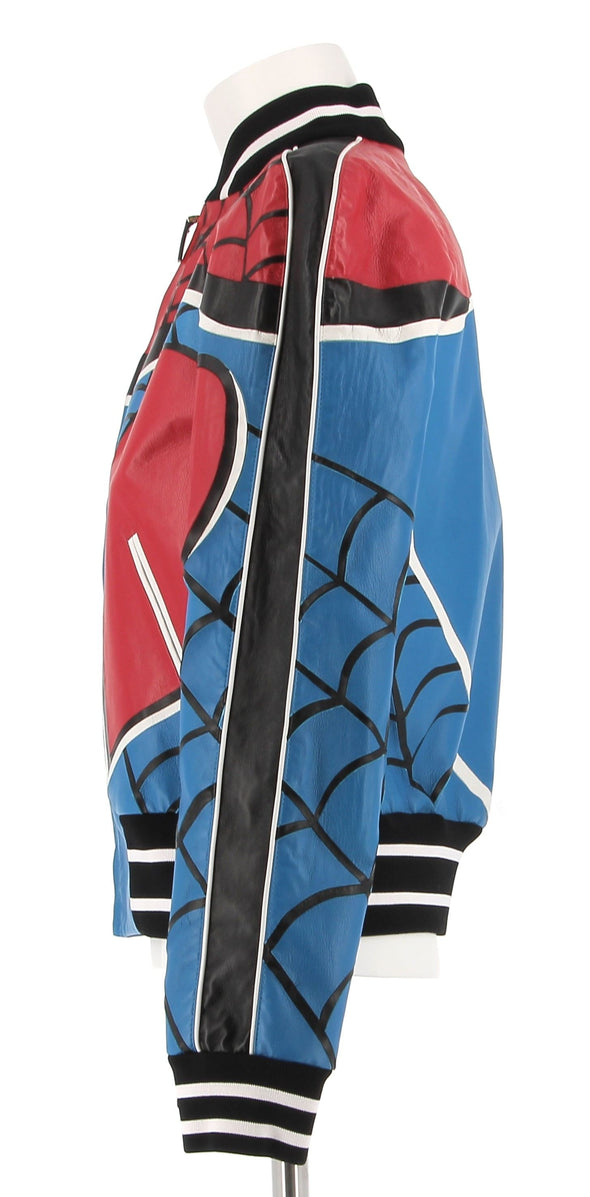 Bomber en cuir "Spider-man"