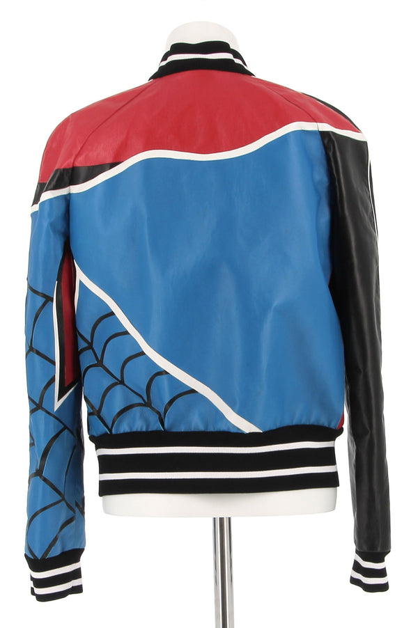 Bomber en cuir "Spider-man"