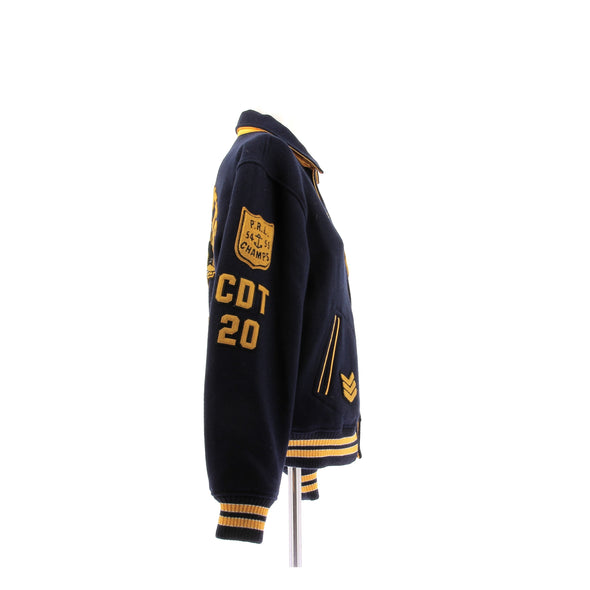 Bombers réversible marine et jaune