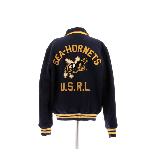Bombers réversible marine et jaune