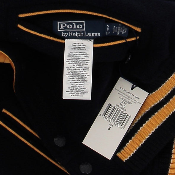 Bombers réversible marine et jaune