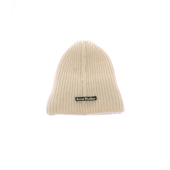Bonnet en laine beige