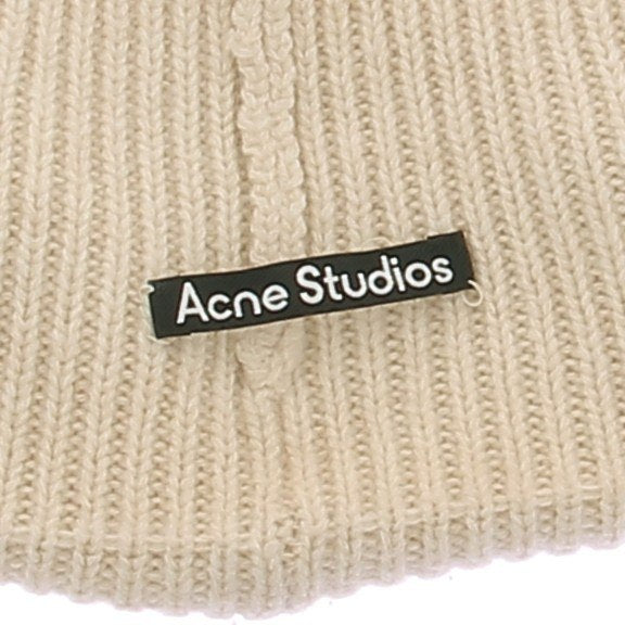 Bonnet en laine beige