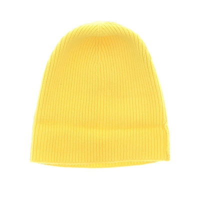 Bonnet en laine jaune