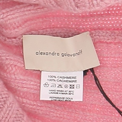 Bonnet en cachemire rose