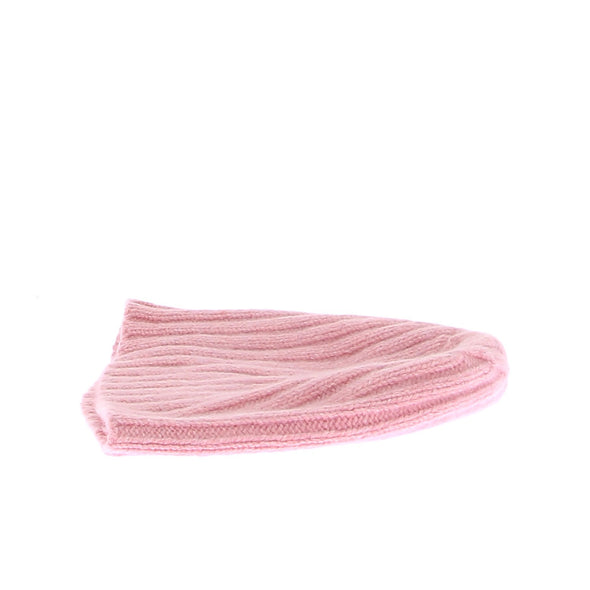 Bonnet en cachemire rose