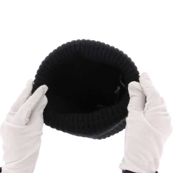 Bonnet en laine noir