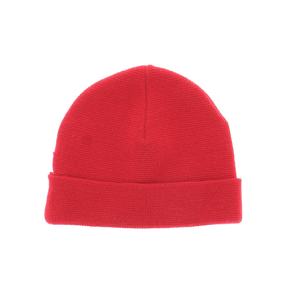 Bonnet en laine rouge