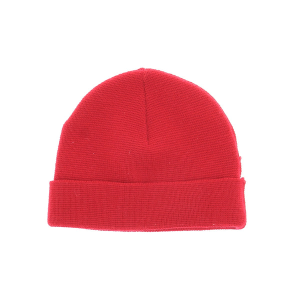 Bonnet en laine rouge