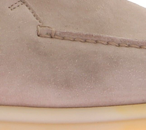 Mocassins "Open Walk" en daim beige