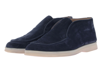 Mocassins "Open Walk" en daim bleu marine