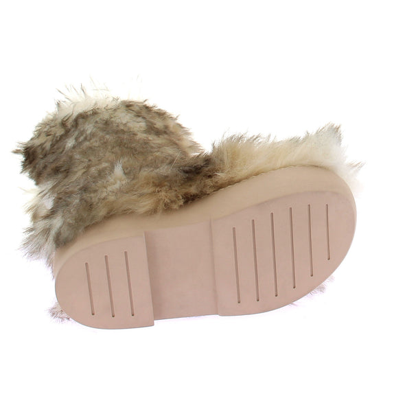 Boots en fausse fourrure