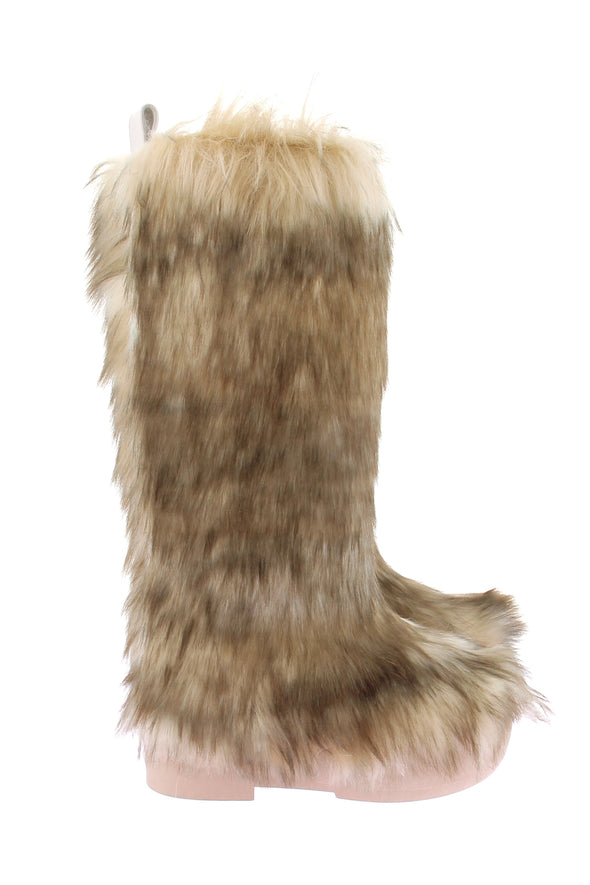 Boots en fausse fourrure