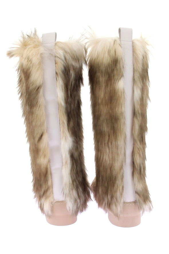 Boots en fausse fourrure