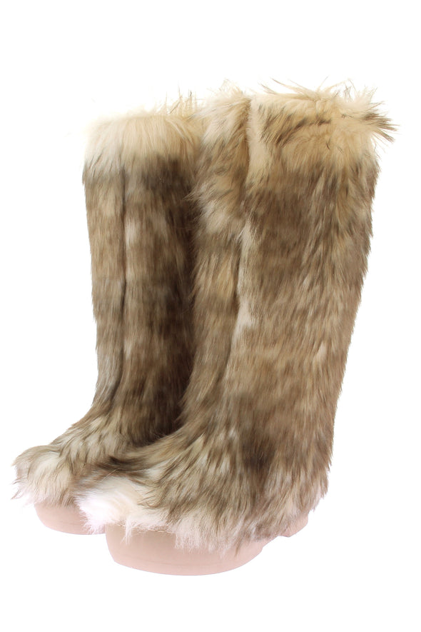 Boots en fausse fourrure