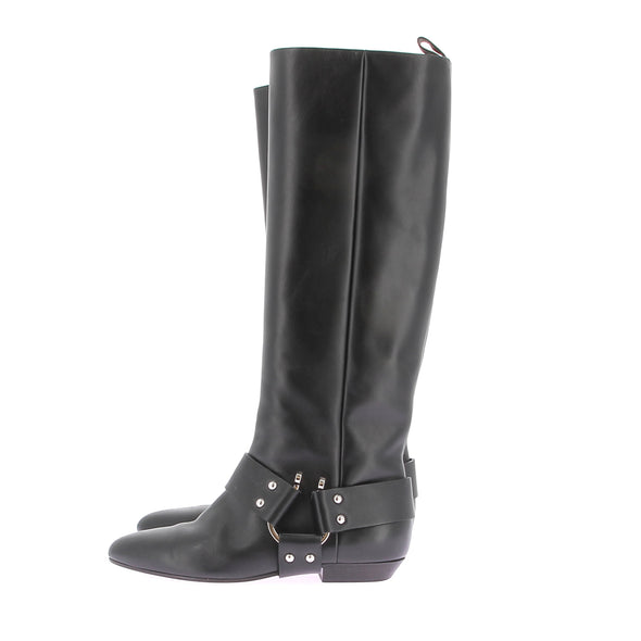 Bottes hautes noires "Rapshody"