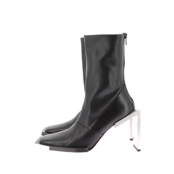 Bottines en cuir noires