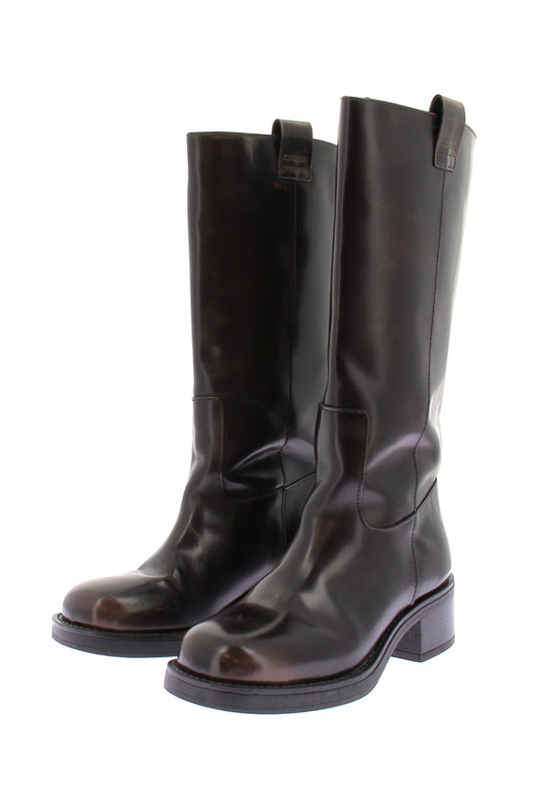 Bottes en cuir