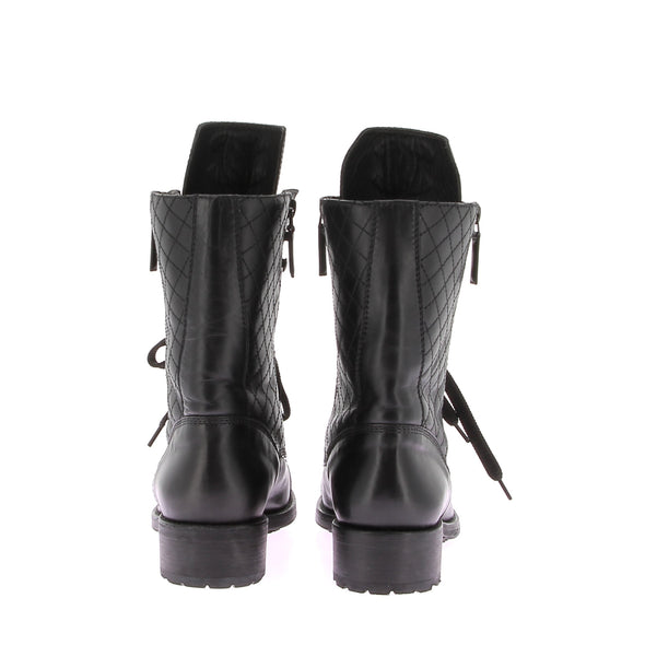 Boots en cuir noirs