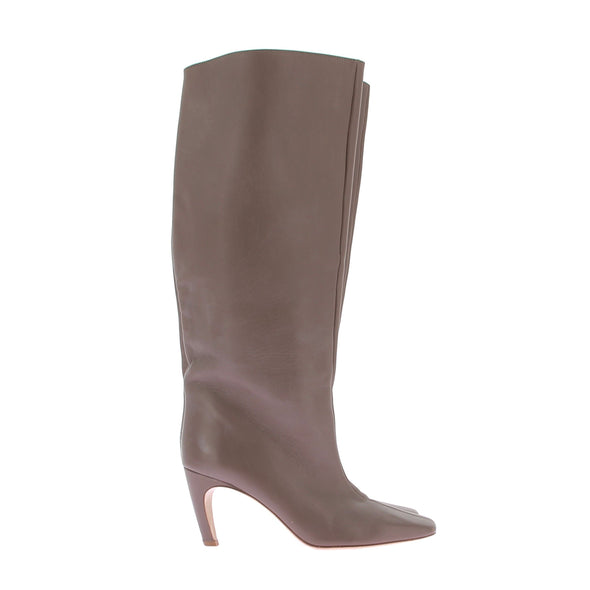 Bottes en cuir marron