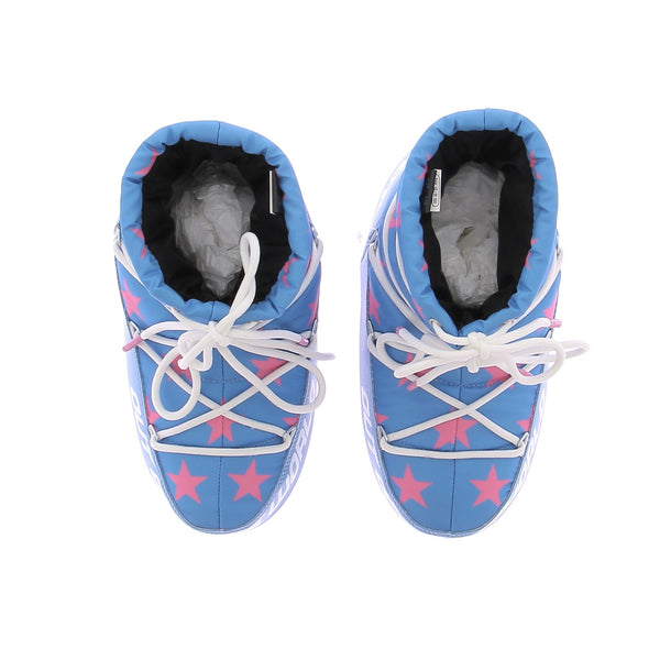 Bottes de ski bleues