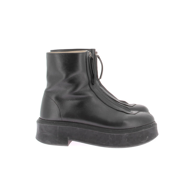 Bottes en cuir noires