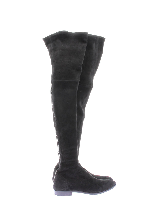 Bottes hautes en daim