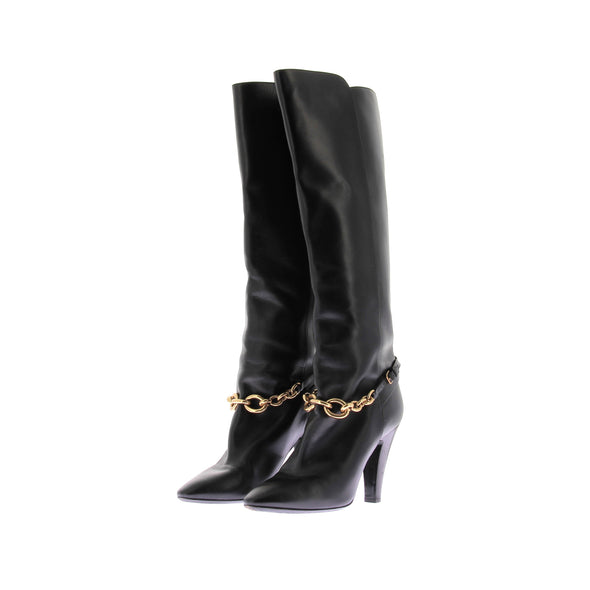Bottes à talons "Le Maillon"