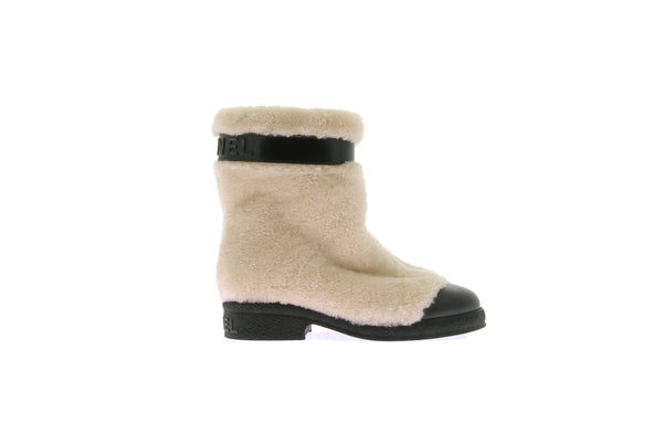 Bottines fourrées et cuir