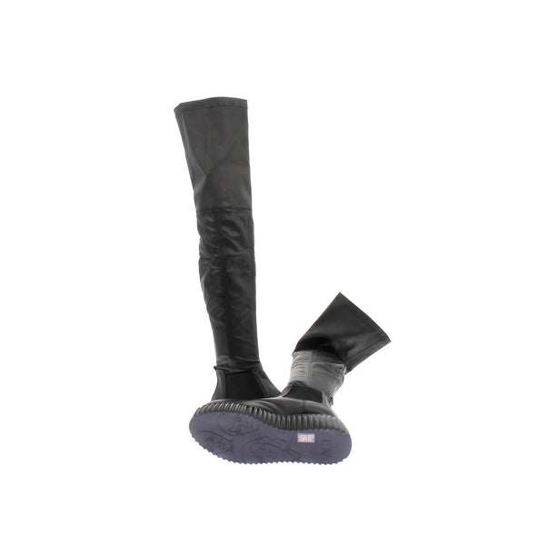 Bottes hautes en cuir